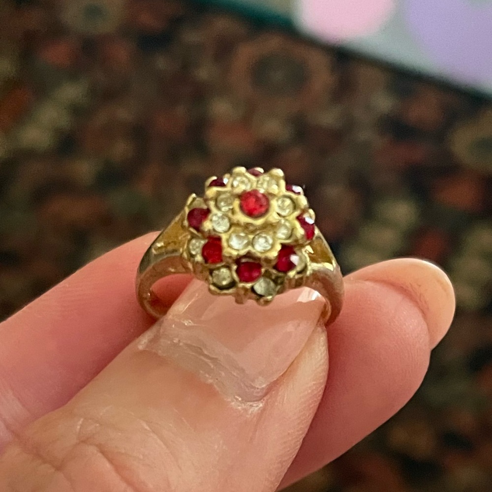 10k YELLOW GOLD (read listing) band ring womens size 6